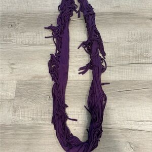 Old Navy Deep Purple Fringe Scarf